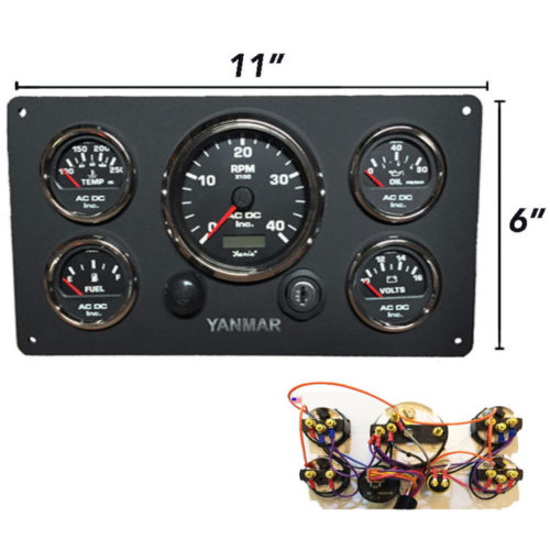 Yanmar Marine Engine boat instrument Panel CType Archives AC DC
