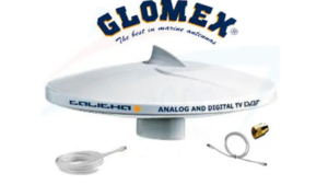 Glomex 14" Sharkfin T.V. Antenna + Automatic Gain Amplifier