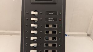 AC Main Circuit Breaker Panel with AC Voltmeter