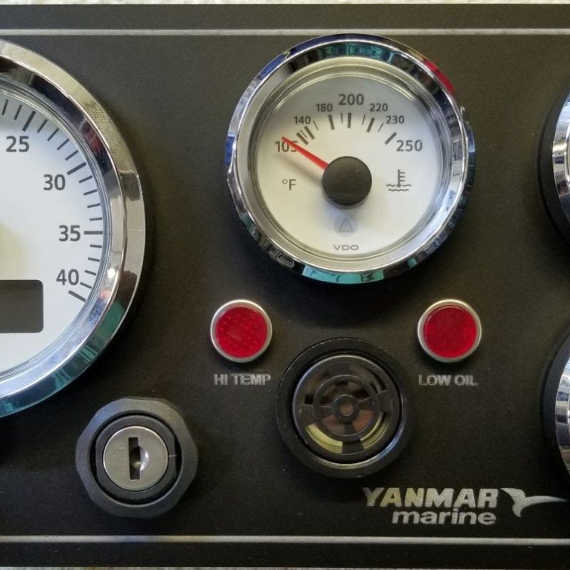 Yanmar Marine Engine Instrument Panel