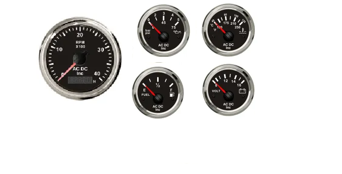 Yanmar Engine Instrument Panel with Rocker Switches 5 OffShore