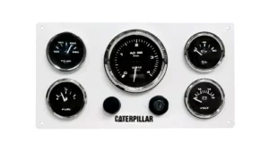 Caterpillar Marine Diesel Instrument Panel 5 Premier Gauges (Made in USA)