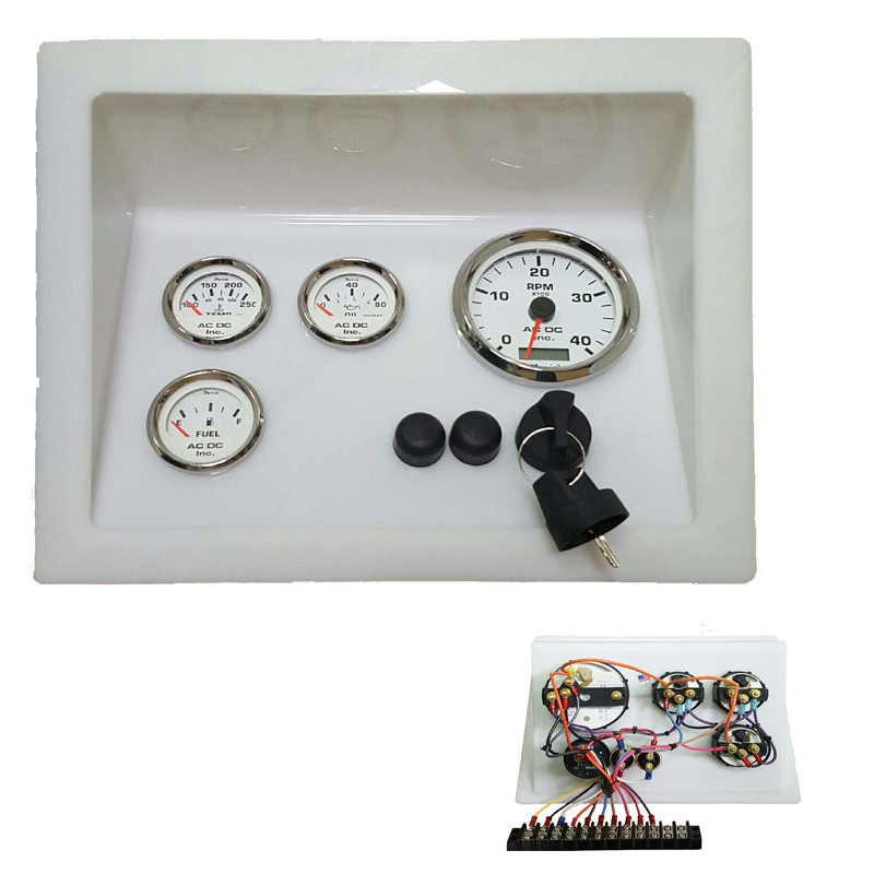 Recessed Marine Engine Panel by AC DC Marine Inc.