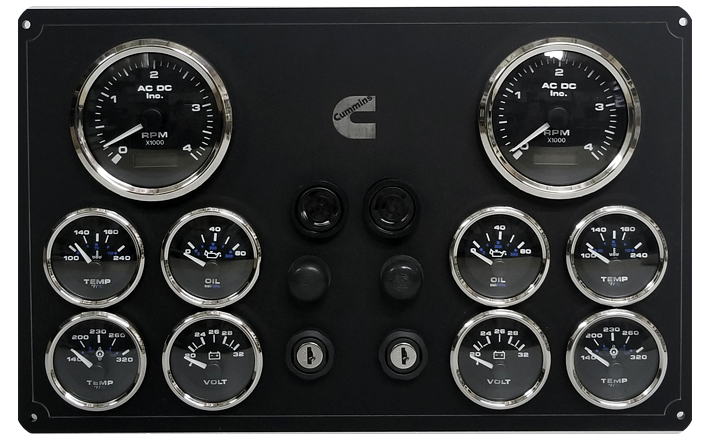 Custom Marine Engine Panels – AC DC Marine Inc.