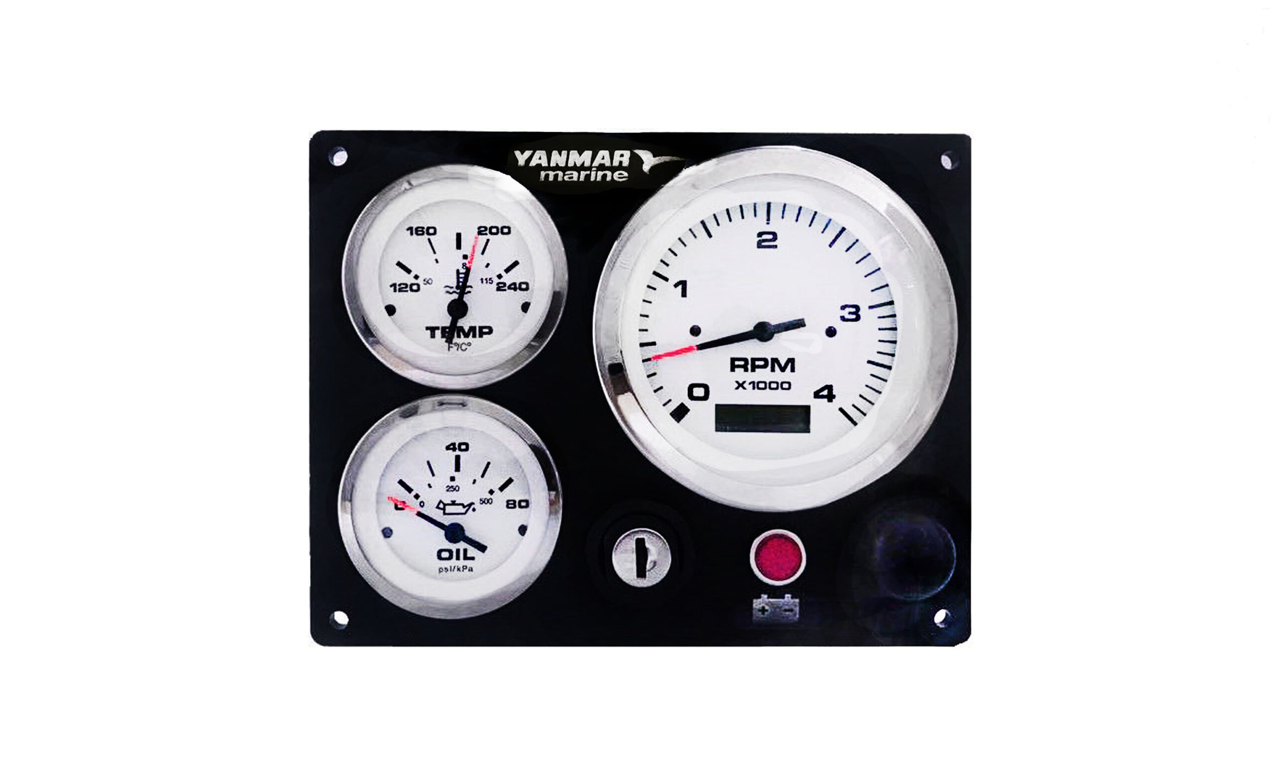 Diesel Engine Marine instrument Panel B type USA Made for Yanmar AC