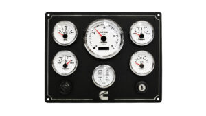 Cummins Instrument Panel with 5 Premier Gauges + LED Multi-Alarm Gauge (Made in USA)
