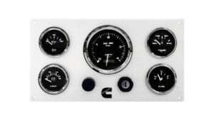 Cummins Diesel Engine Instrument Panel 5 Premier Gauges (Made in USA)