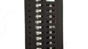 DC Power Distribution Panel With Digital Multi Meter Volt/Amp/Watt