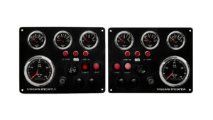 Volvo Marine Dual Engine Double Panel Set 8 Offshore Gauges