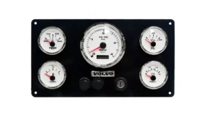 Volvo Marine Engine Instrument Panel 5 Premier Gauges (Made in USA)