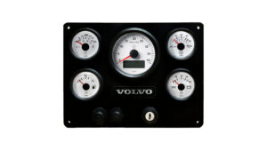 Volvo Engine Marine Instrument Panel 5 Viewline VDO Gauges