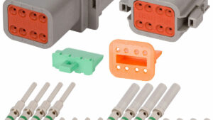 8 Pin Deutsch  Gray Female & Male with Pins  Boat Gauge Connector
