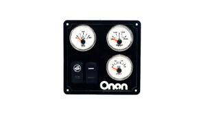 ONAN Marine Engine Instrument Panel B-Type - 3 Premier Gauges (Made in USA)