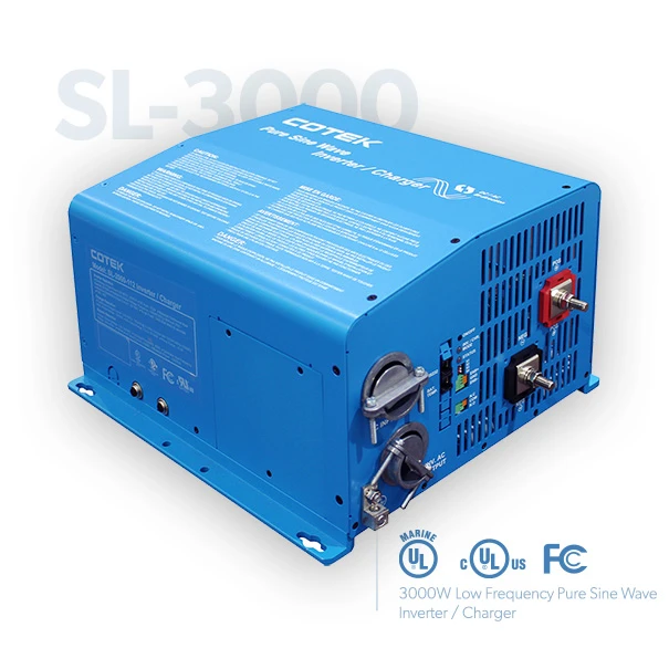 Inverter / Charger Cotek SL-3000 (3000W) with Remote Control - Image 1