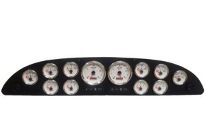Custom Dual Engine Panel - 12 Premier Gauges + Warning LEDs