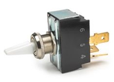 COLE HERSEE 59071 Mom On-On-Off Toggle Switch 25A 12V DP