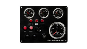 Volvo Penta Marine Engine Control Panel 4 Offshore Gauges
