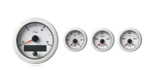 VDO Ocean Link Set of Gauges 3000 RPM White 24V