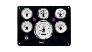 MTU Marine Engine Boat Instrument Panel – 6 Gauge (Made in USA)