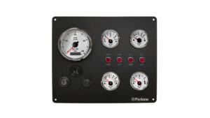 Perkins Marine Engine Panel 5 Offshore Gauges