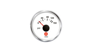 VDO Switzerland Marine Viewline 150 psi Pressure gauge 12/24 Volt - White