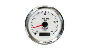 AC DC Tachometer w/hour 4000 RPM