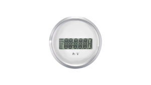VDO Switzerland Marine Hour Counter-Voltmeter - 12/48V White