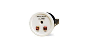 Marine Water Witch Bilge Alarm Round Gauge White 24V