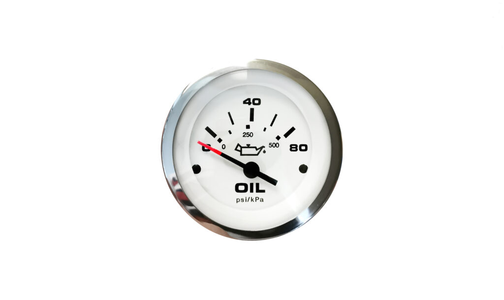 Engine Oil Pressure Gauge 0500 kPa/ 080 PSI AC DC Marine Inc.