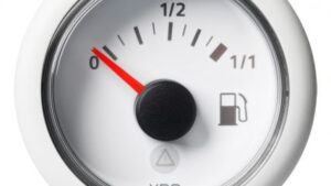 VDO Switzerland Marine Fuel Gauge 12/24V White