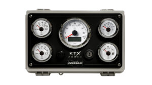 Doosan Marine Engine Panel in Custom Enclosure Box 5 ViewLine Gauges