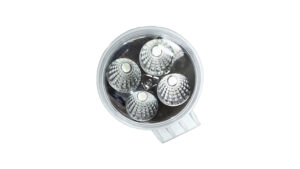 Mount 18W LED Cockpit & Deck Light 10-32VDC, Satin White Finish