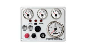 Volvo Penta Marine Engine Control Panel 4 Offshore Gauges