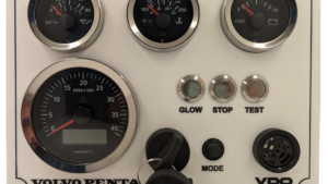 Volvo Penta Marine Engine Control Panel 4 Cockpit Gauges