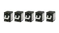 Blue Sea A-Series White Toggle Circuit Breaker 10A - 50A - Double Pole 5 pack