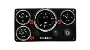 Volvo Engine Marine Instrument Panel 4 Premier Gauges (Made in USA)