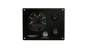 Yanmar Custom Recessed Engine Panel 4 Premier Gauges (Made in USA