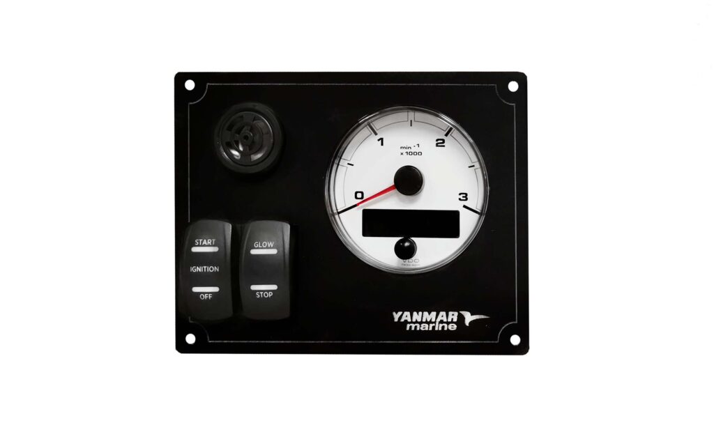 Set of two VDO Elite Marine Engine Control Panels for Yanmar AC DC