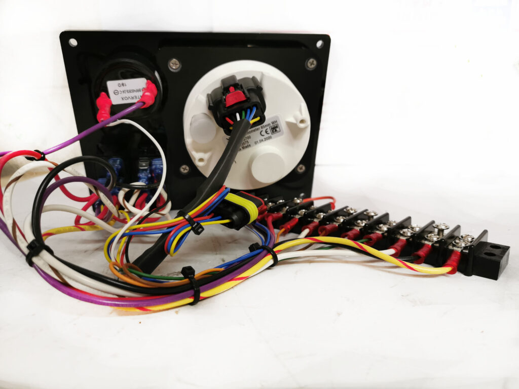 VDO Elite Marine Engine Control Panel with VDO Gauge for Yanmar AC DC