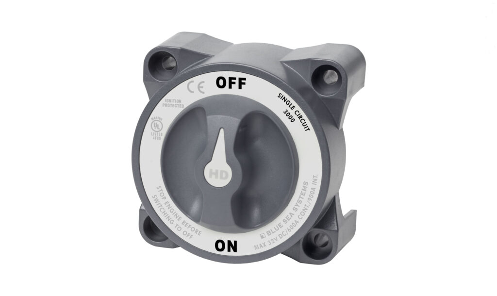 Blue Sea HDSeries Heavy Duty OnOff Battery Switch 3000 AC DC Marine