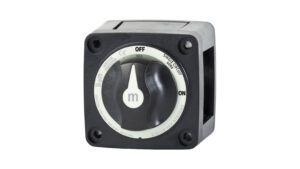 Blue Sea M-Series Mini On-Off Battery Switch with Knob Black 6006200