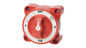 Blue Sea E-Series Selector Battery Switch Red 9001e