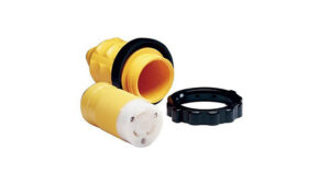 Marinco 305CRCN.VPK 30A Female Connector W/Cover & Rings
