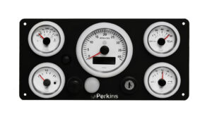 Perkins Engine Marine Instrument Panel 5 ViewLine VDO Gauges