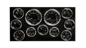 Custom Panel with VDO View Line Chrome Gauges
