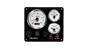 Isuzu Engine Instrument Panel - 3 Premier Gauges (Made in USA)