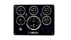 Deutz Diesel Marine Instrument Panel 6 Premier Gauges (Made in USA)