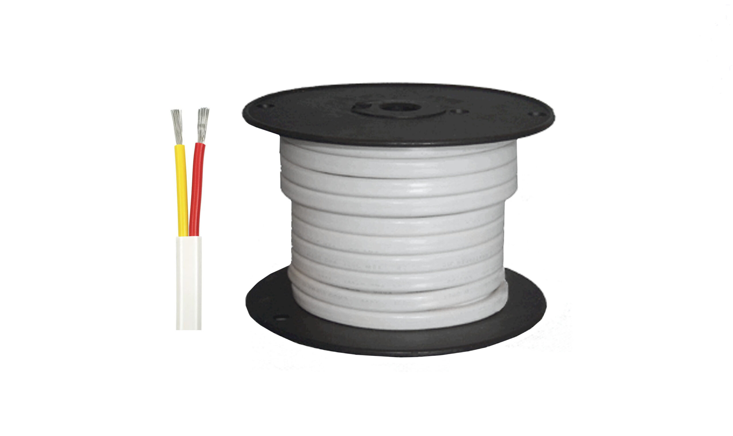 8/2 Gauge Duplex White Jacket Marine Wire - 100 ft. - Image 1
