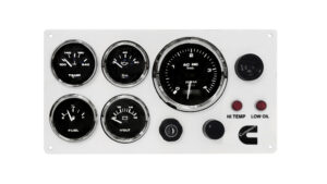 Cummins Marine Instrument Panel 5 Premier Gauges (Made in USA)