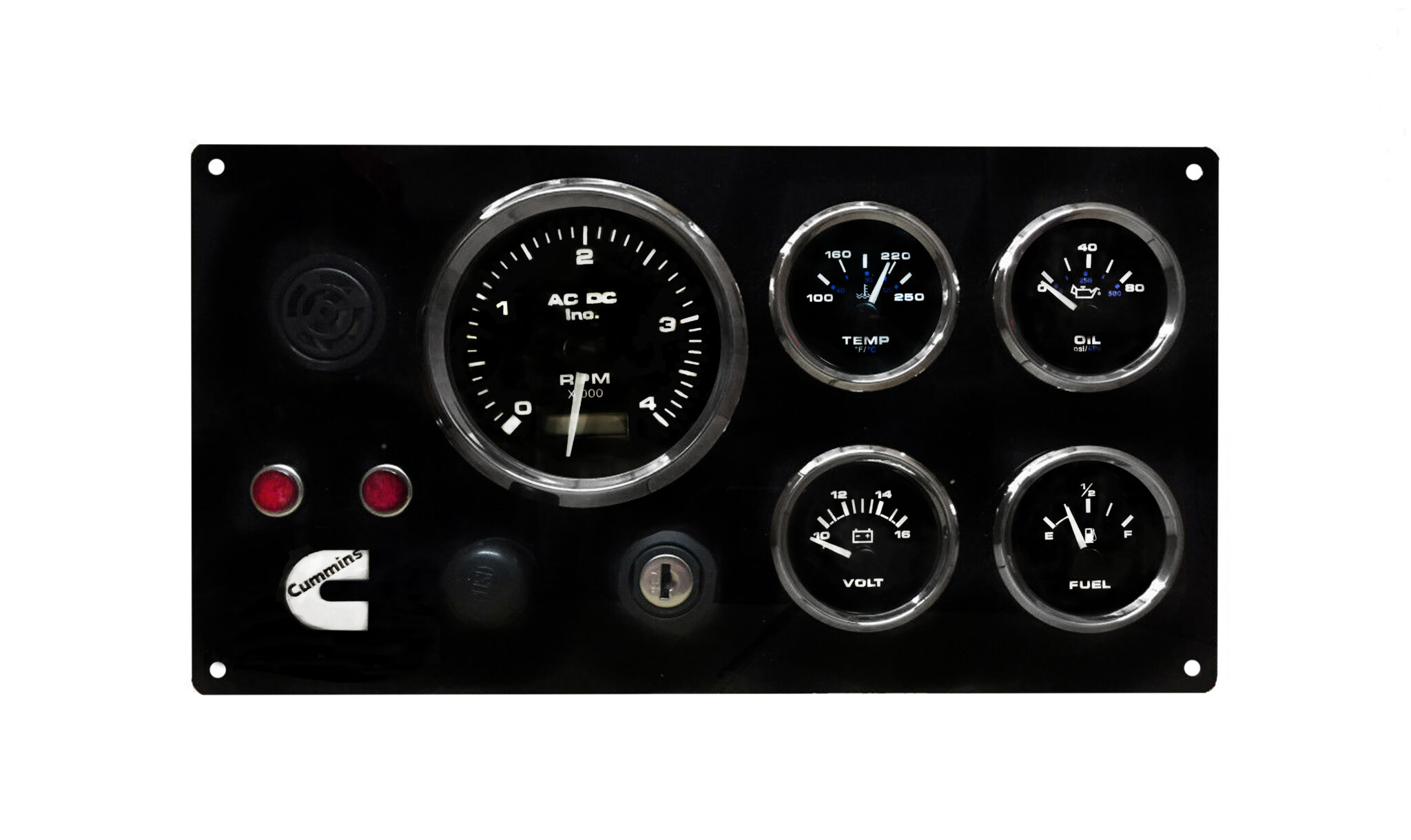 Cummins Marine Instrument Panel AC DC Marine Inc.